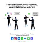 Popl Digital Business Card - 7194-07WHFront Popl Digital Business Card - 7194-07WHFront