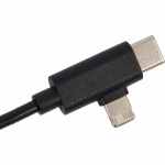 5-in-1 Recycled Long Charging Cable - SM-2853BKFront 5-in-1 Recycled Long Charging Cable - SM-2853BKFront