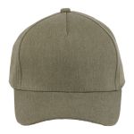 Recycled Cotton Twill 5 Panel Ballcap - Olive Green Recycled Cotton Twill 5 Panel Ballcap - Olive Green