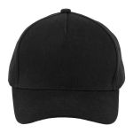 Recycled Cotton Twill 5 Panel Ballcap - Black Recycled Cotton Twill 5 Panel Ballcap - Black