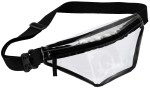 Clear Fanny Pack - 1026-10BKAngle-Right Clear Fanny Pack - 1026-10BKAngle-Right