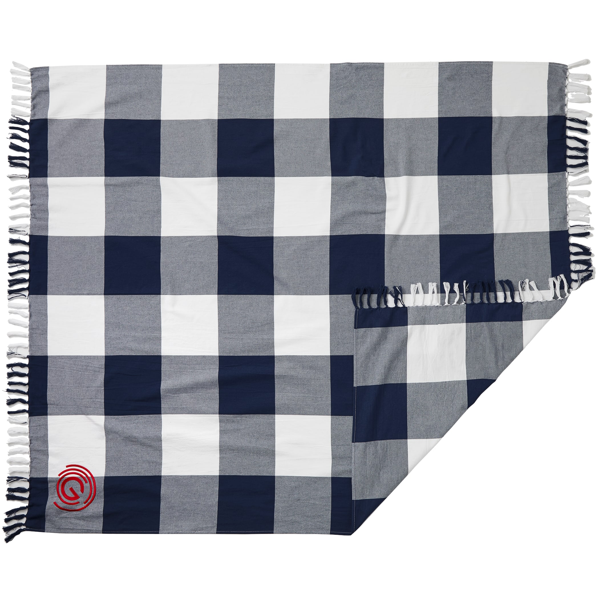 Field & Co.® 100% Organic Cotton Check Throw Blanket 1