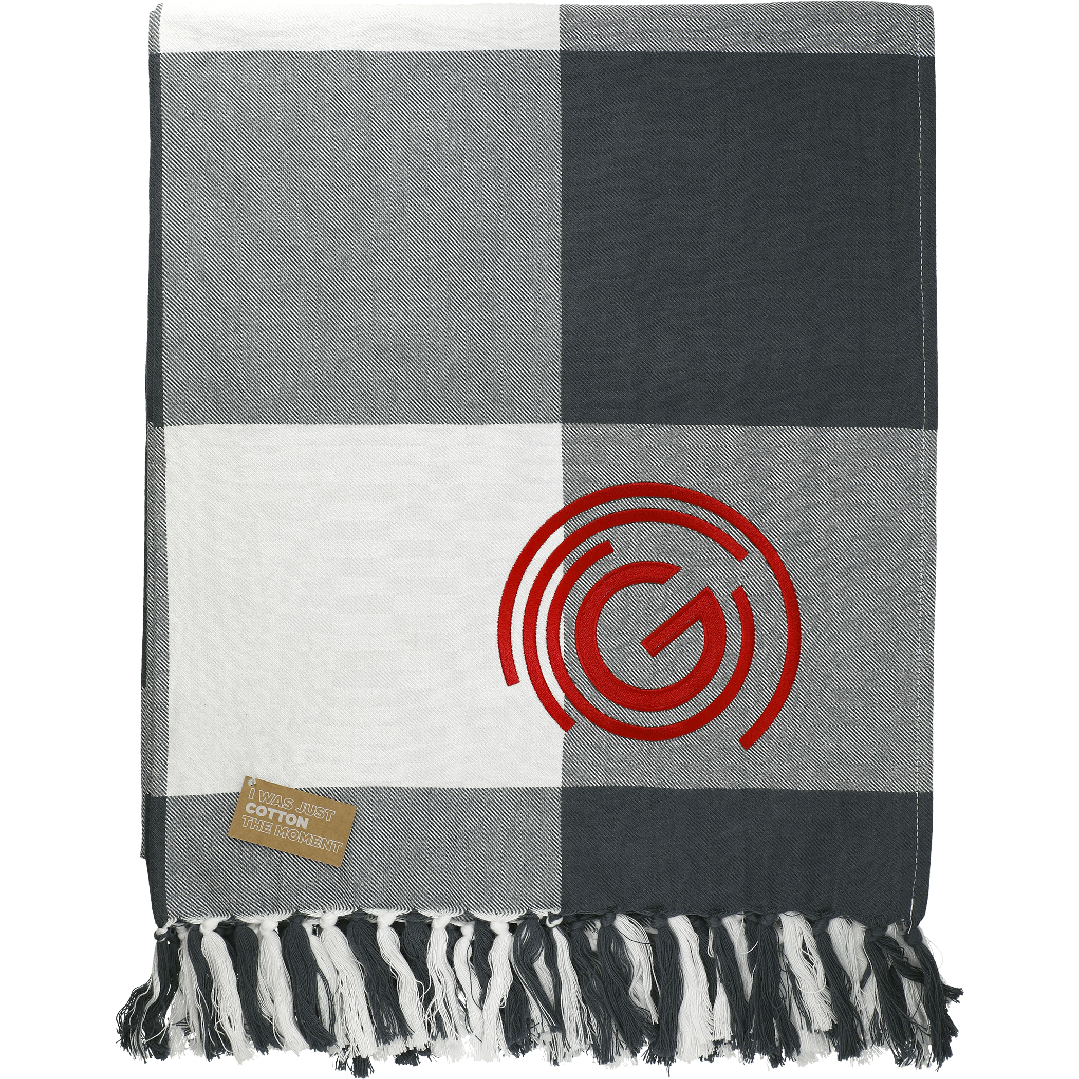 Field & Co.® 100% Organic Cotton Check Throw Blanket 1