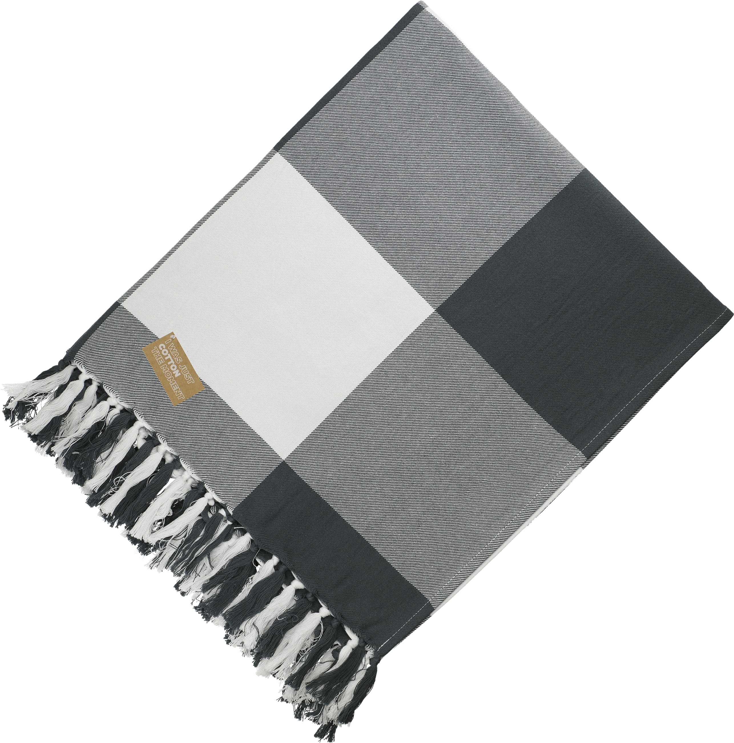 Field & Co.® 100% Organic Cotton Check Throw Blanket 1