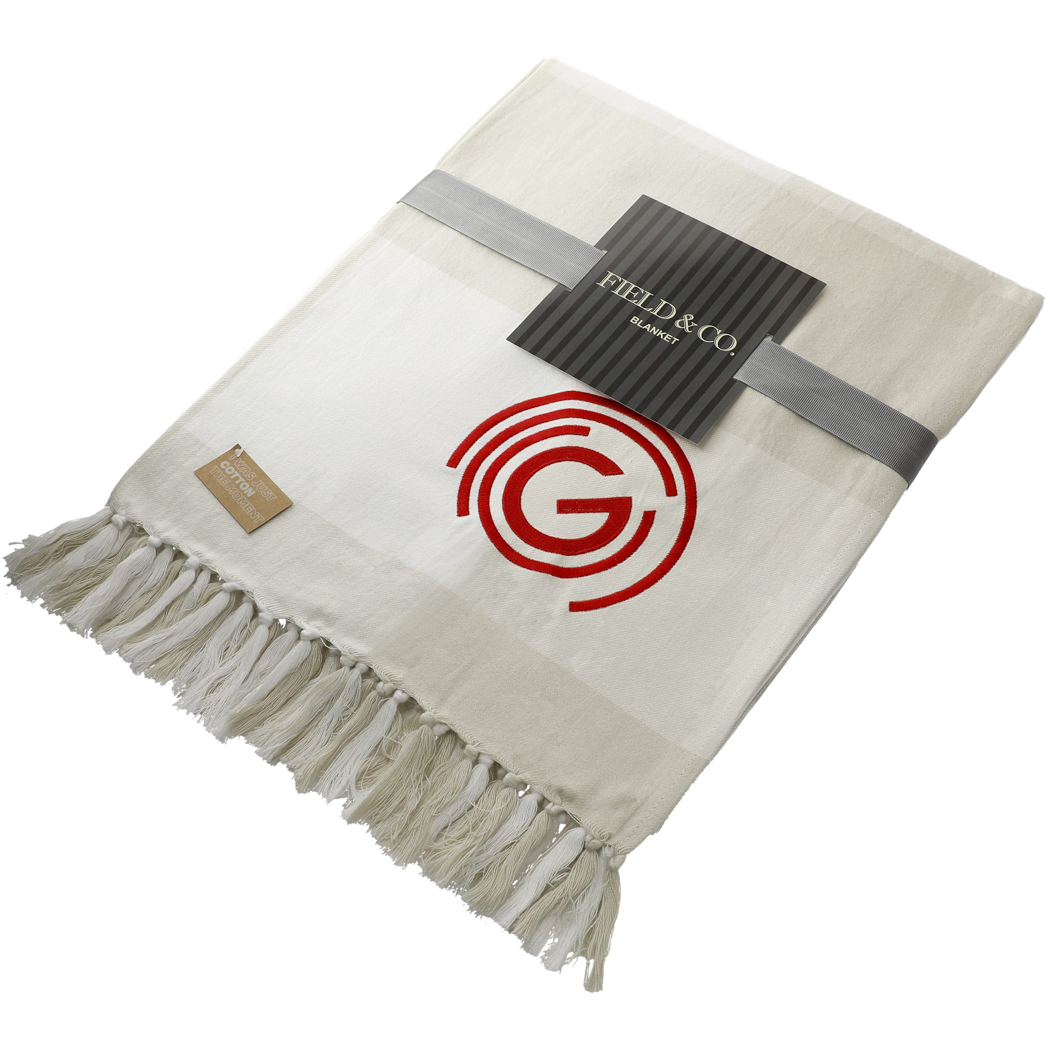 Field & Co.® 100% Organic Cotton Check Throw Blanket 1