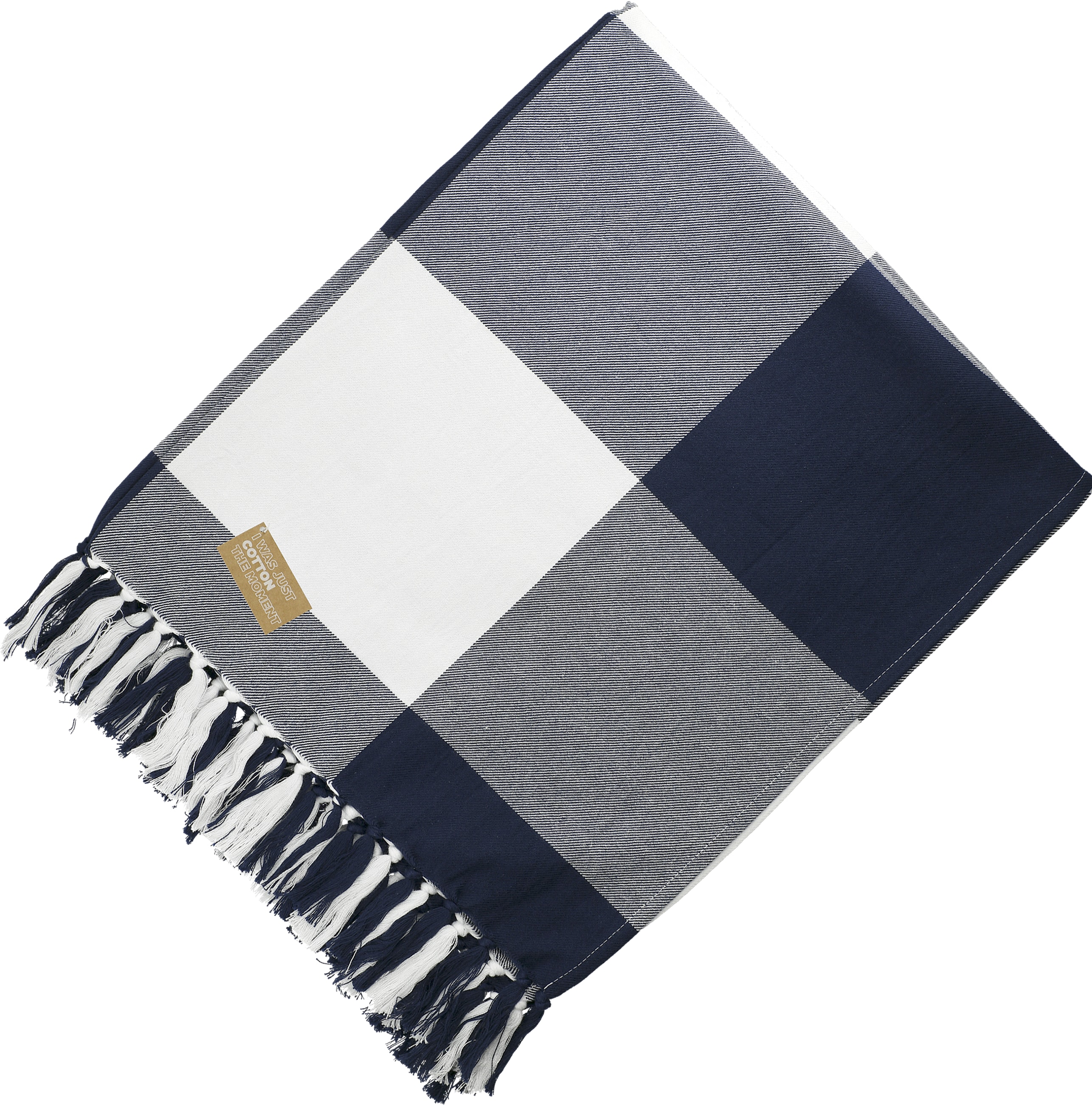 Field & Co.® 100% Organic Cotton Check Throw Blanket 1