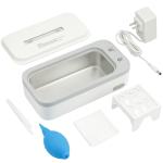 Ultrasonic Cleaner Wireless Charging UV Sanitizer - 7143-43WH Angle-Right Ultrasonic Cleaner Wireless Charging UV Sanitizer - 7143-43WH Angle-Right