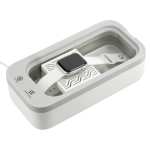 Ultrasonic Cleaner Wireless Charging UV Sanitizer - 7143-43WH Angle-Right Ultrasonic Cleaner Wireless Charging UV Sanitizer - 7143-43WH Angle-Right