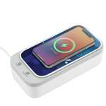 Ultrasonic Cleaner Wireless Charging UV Sanitizer - 7143-43WH Angle-Right Ultrasonic Cleaner Wireless Charging UV Sanitizer - 7143-43WH Angle-Right