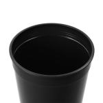 Solid 32oz Recycled Stadium Cup - SM-6014BKAngle-Right Solid 32oz Recycled Stadium Cup - SM-6014BKAngle-Right