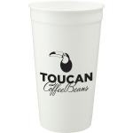 Solid 32oz Recycled Stadium Cup - SM-6014BLAngle-Right Solid 32oz Recycled Stadium Cup - SM-6014BLAngle-Right