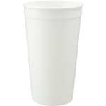 Solid 32oz Recycled Stadium Cup - SM-6014WHFront Solid 32oz Recycled Stadium Cup - SM-6014WHFront