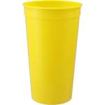 Solid 32oz Recycled Stadium Cup - SM-6014YWFront Solid 32oz Recycled Stadium Cup - SM-6014YWFront