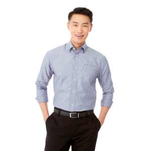 Men%27s HUNTINGTON Long Sleeve Dotted Button Up Shirt 1 Men%27s HUNTINGTON Long Sleeve Dotted Button Up Shirt 1