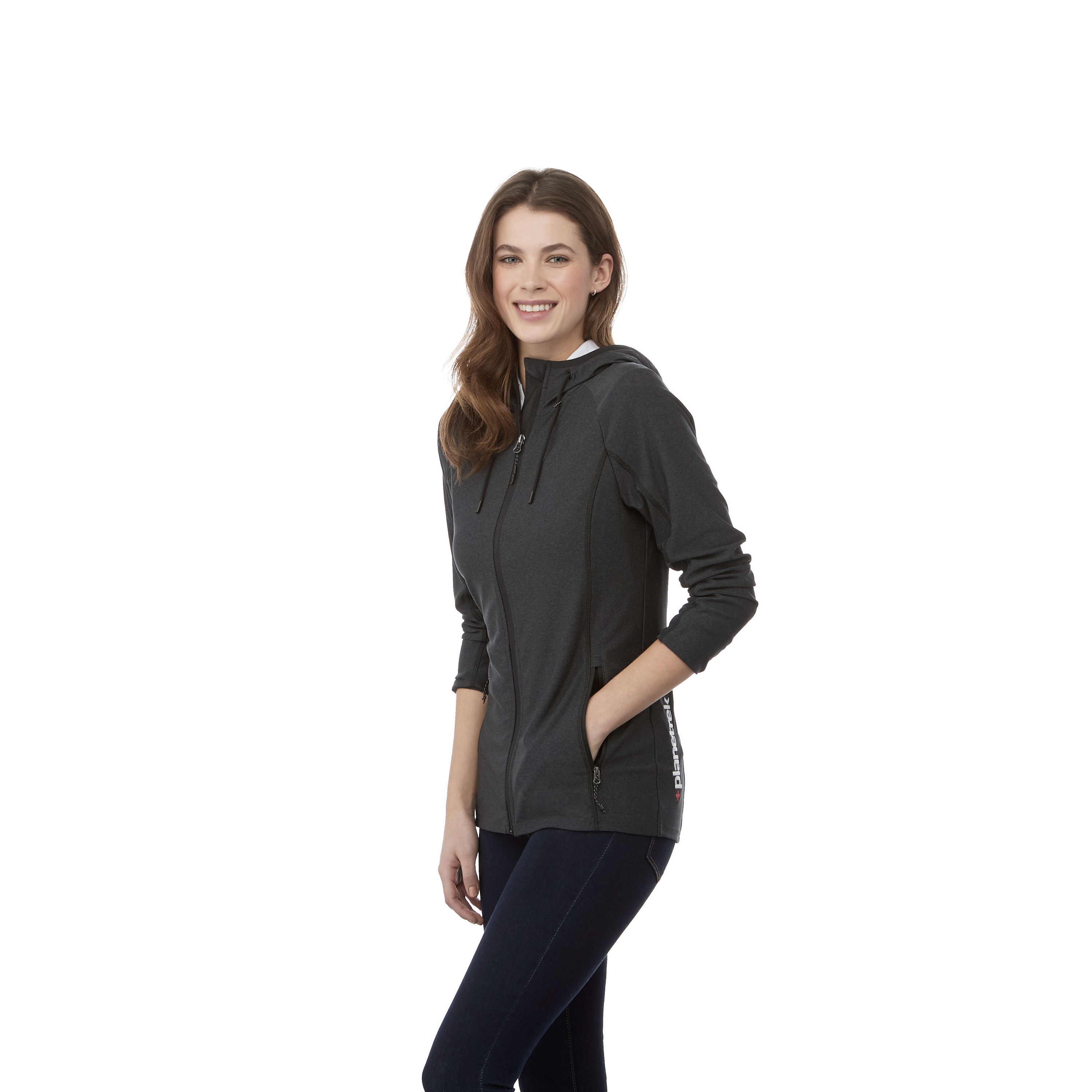 Women's KAISER Stretch Knit Full Zip Lightweight Jacket Hoodie 1