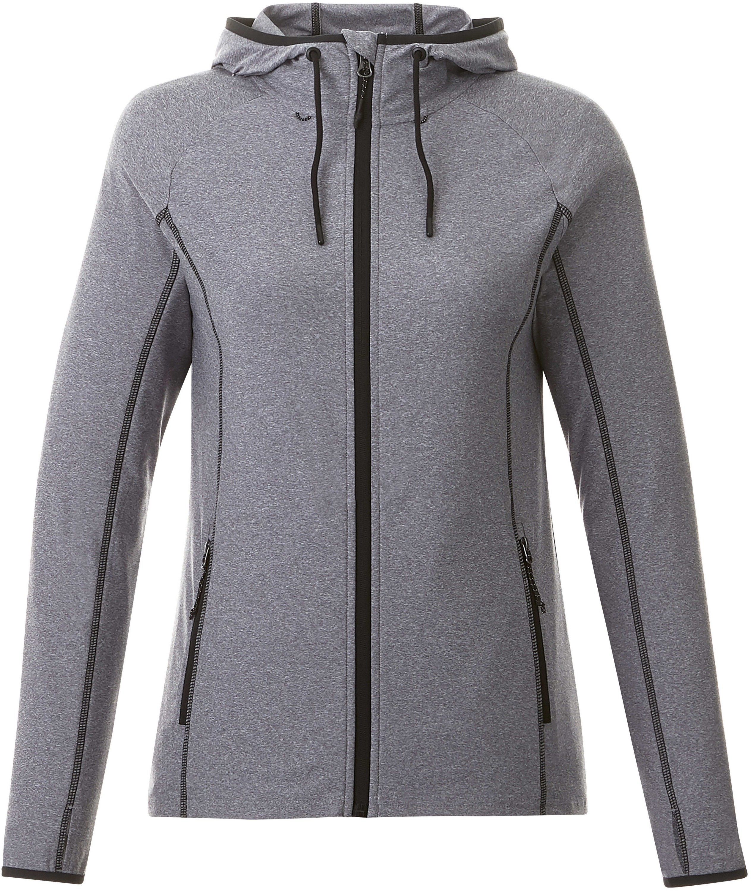 Women's KAISER Stretch Knit Full Zip Lightweight Jacket Hoodie 1