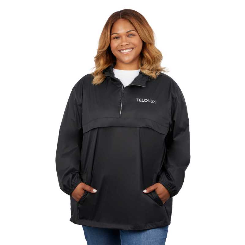 Gender Neutral AVAS Eco Packable Quarter Zip Anorak Pullover 1 Gender Neutral AVAS Eco Packable Quarter Zip Anorak Pullover 1