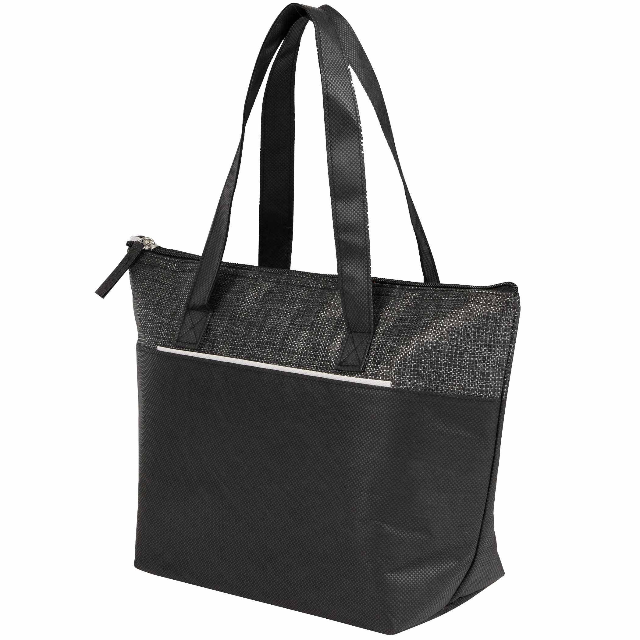 Mist Recycled 9-Can Non-Woven Tote Cooler 1