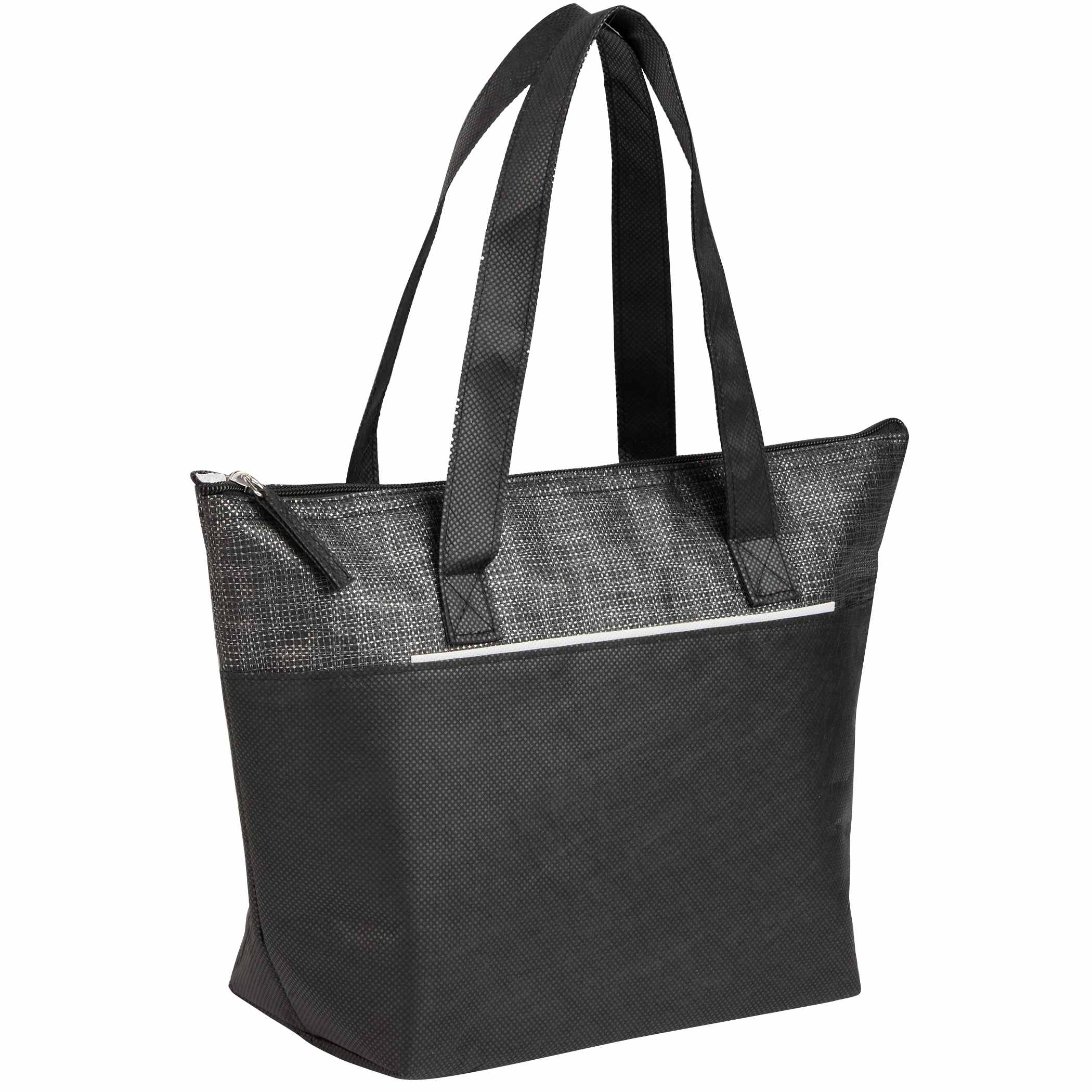 Mist Recycled 9-Can Non-Woven Tote Cooler 1