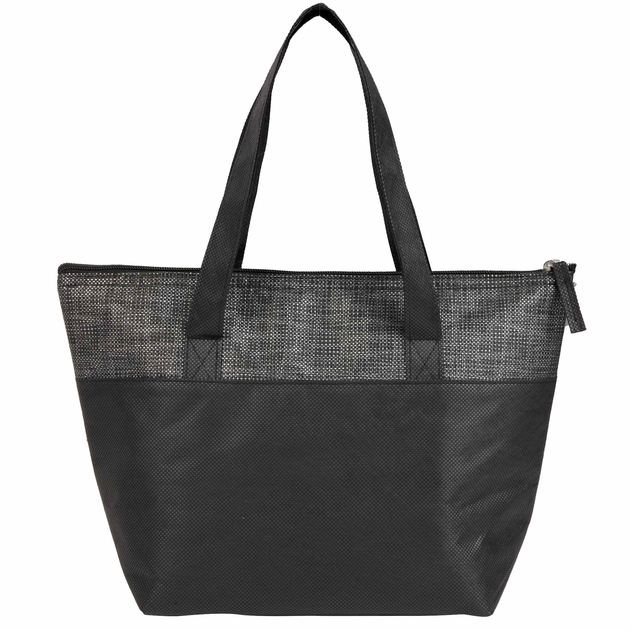Mist Recycled 9-Can Non-Woven Tote Cooler 1