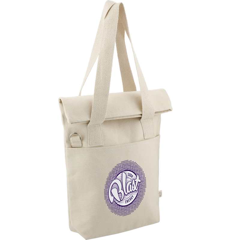 16 oz Organic Cotton Commuter Tote 1 16 oz Organic Cotton Commuter Tote 1