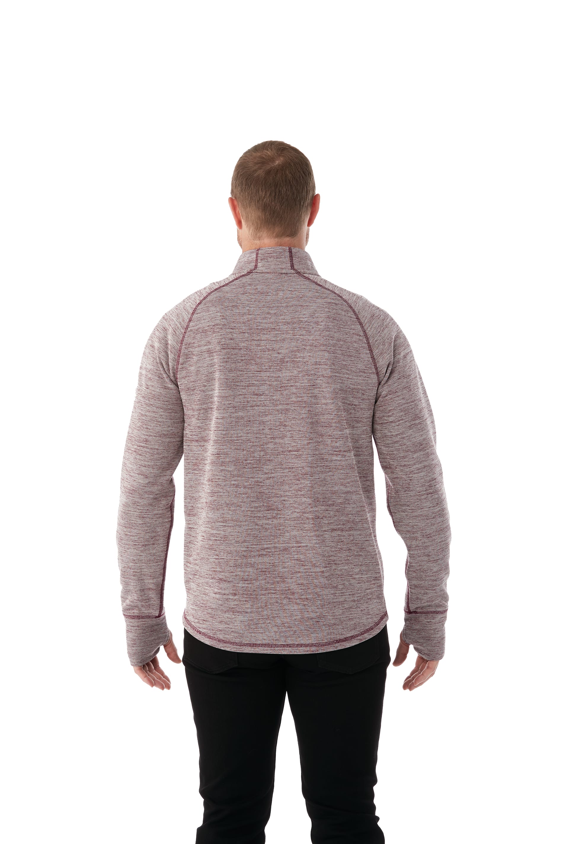 Men's CRANE Performance Knit Half Zip with Thumb Holes 2