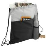 Cycle rPET Drawstring Bag - SM-5959GAFront Cycle rPET Drawstring Bag - SM-5959GAFront