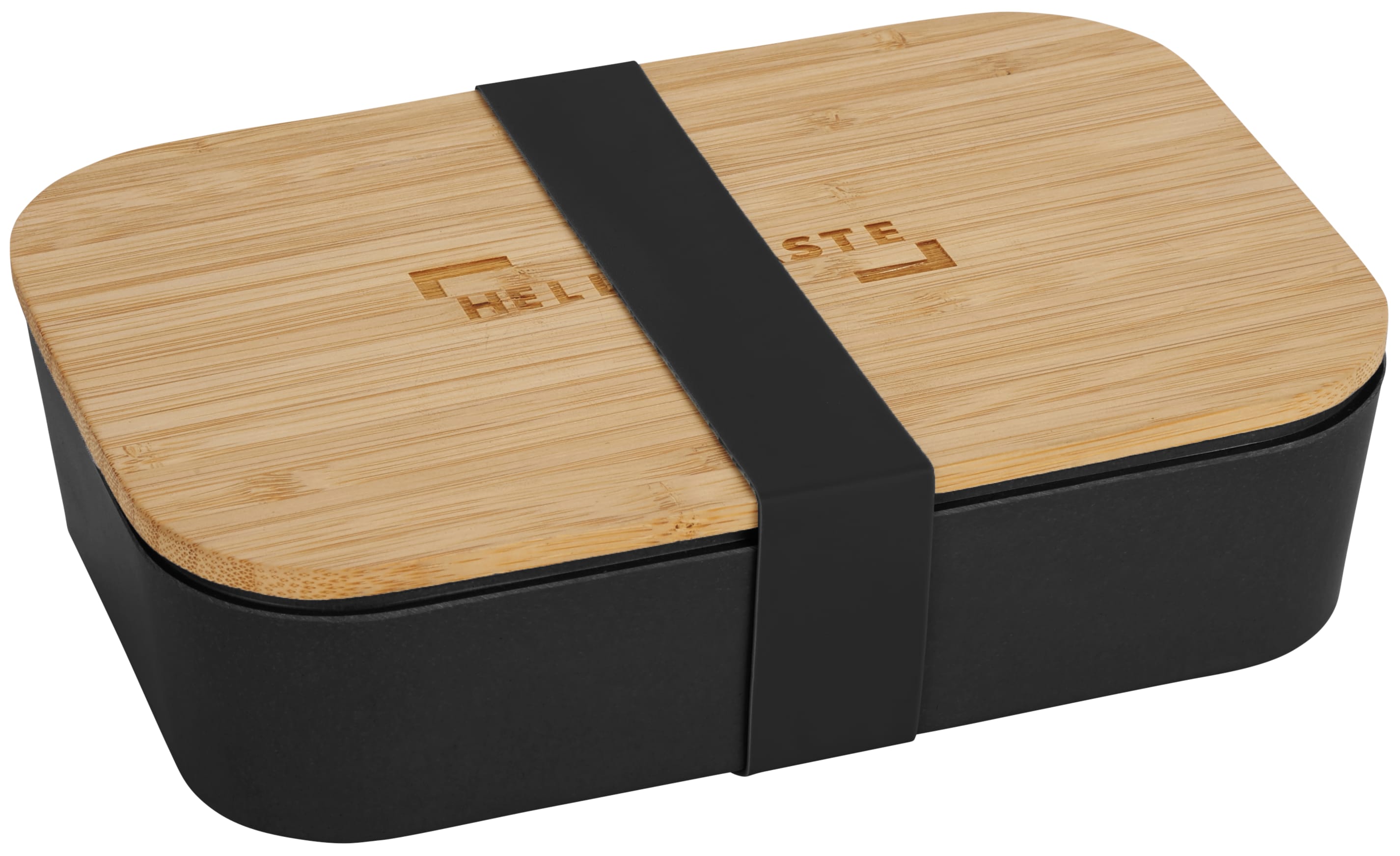 Bamboo Fiber Lunch Box with Cutting Board Lid 1