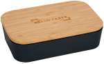 Bamboo Fiber Lunch Box with Cutting Board Lid - 1033-93BKAngle-Right Bamboo Fiber Lunch Box with Cutting Board Lid - 1033-93BKAngle-Right