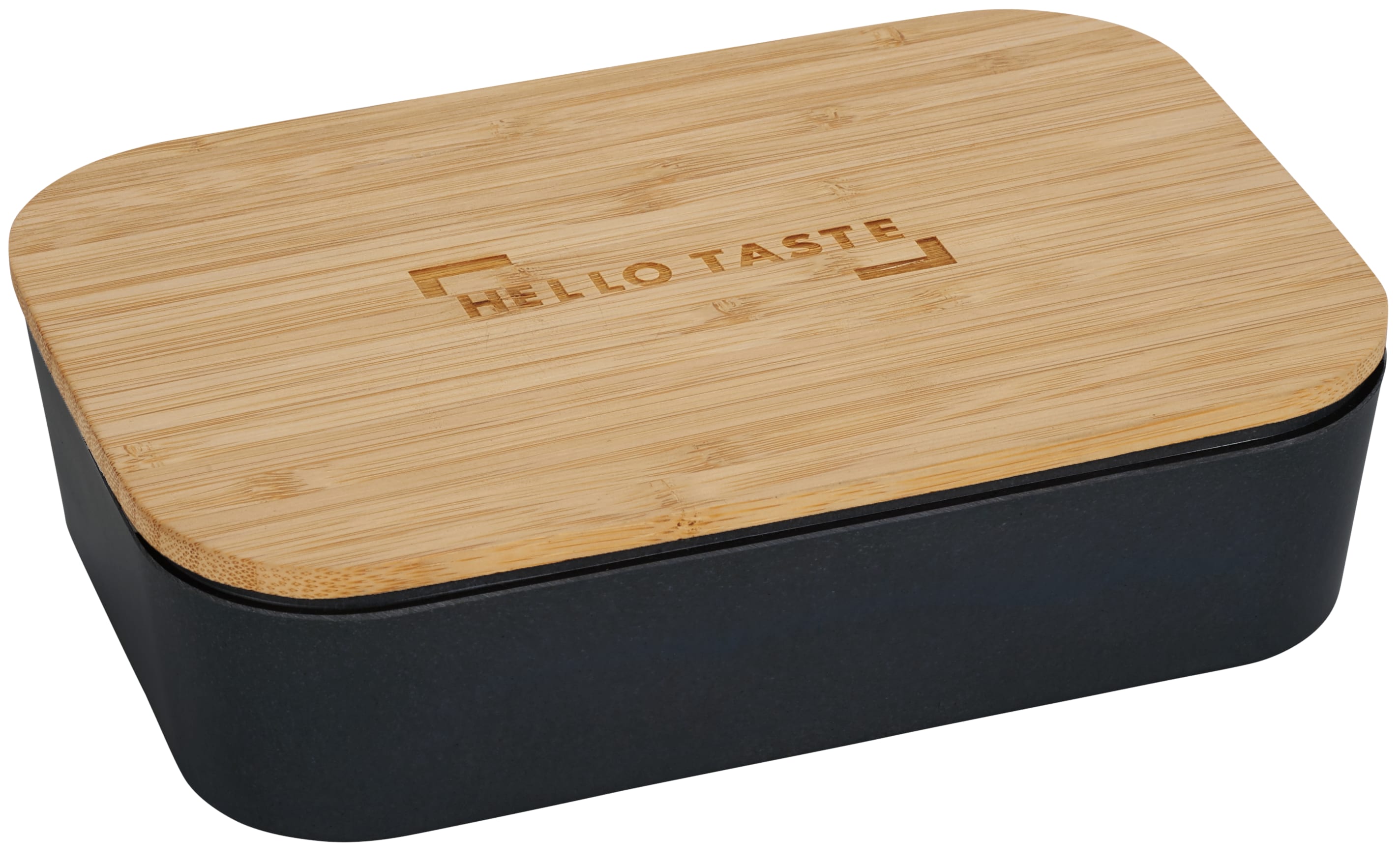 Bamboo Fiber Lunch Box with Cutting Board Lid 1