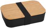 Bamboo Fiber Lunch Box with Cutting Board Lid - 1033-93BKAngle-Right Bamboo Fiber Lunch Box with Cutting Board Lid - 1033-93BKAngle-Right