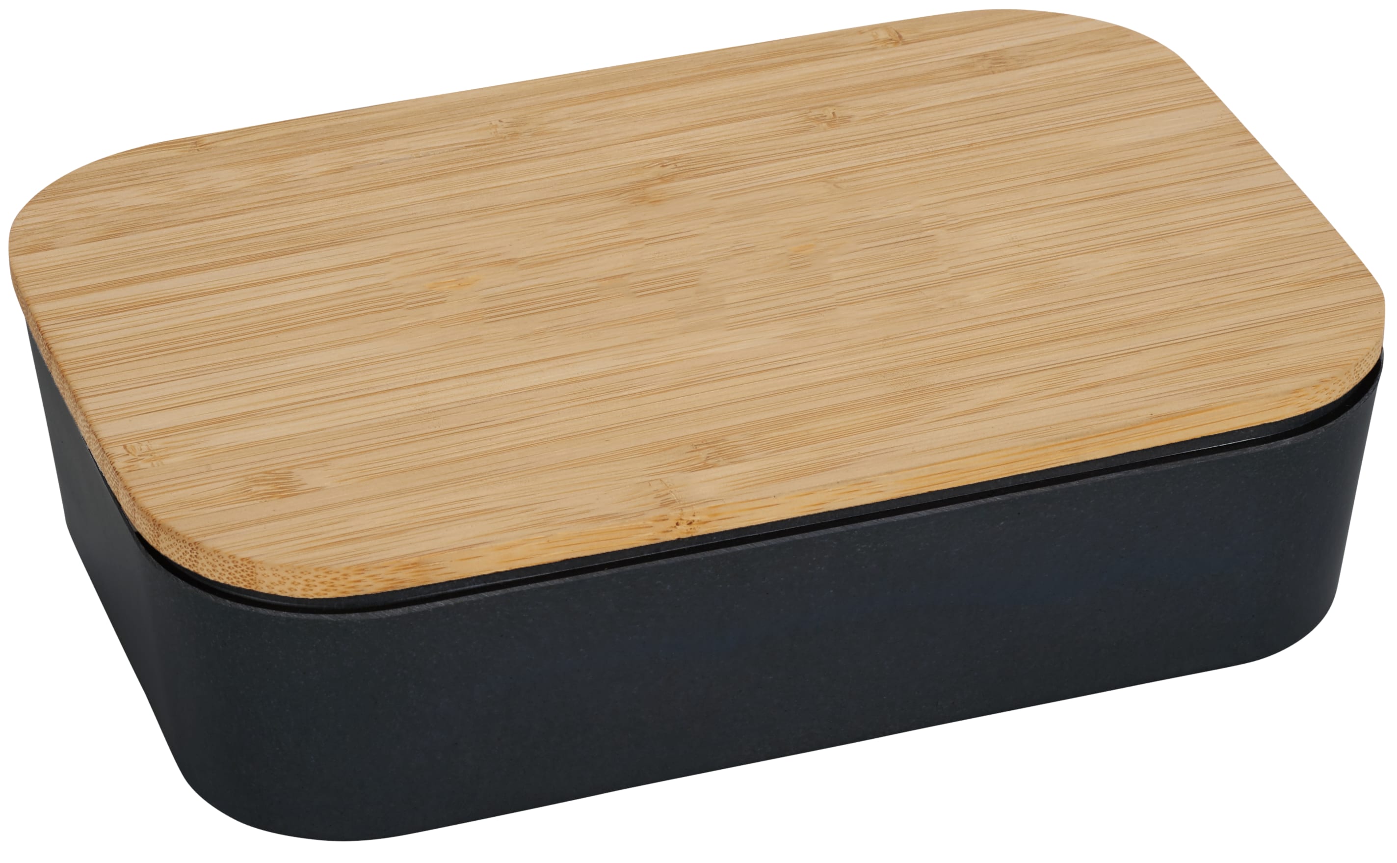 Bamboo Fiber Lunch Box with Cutting Board Lid 1