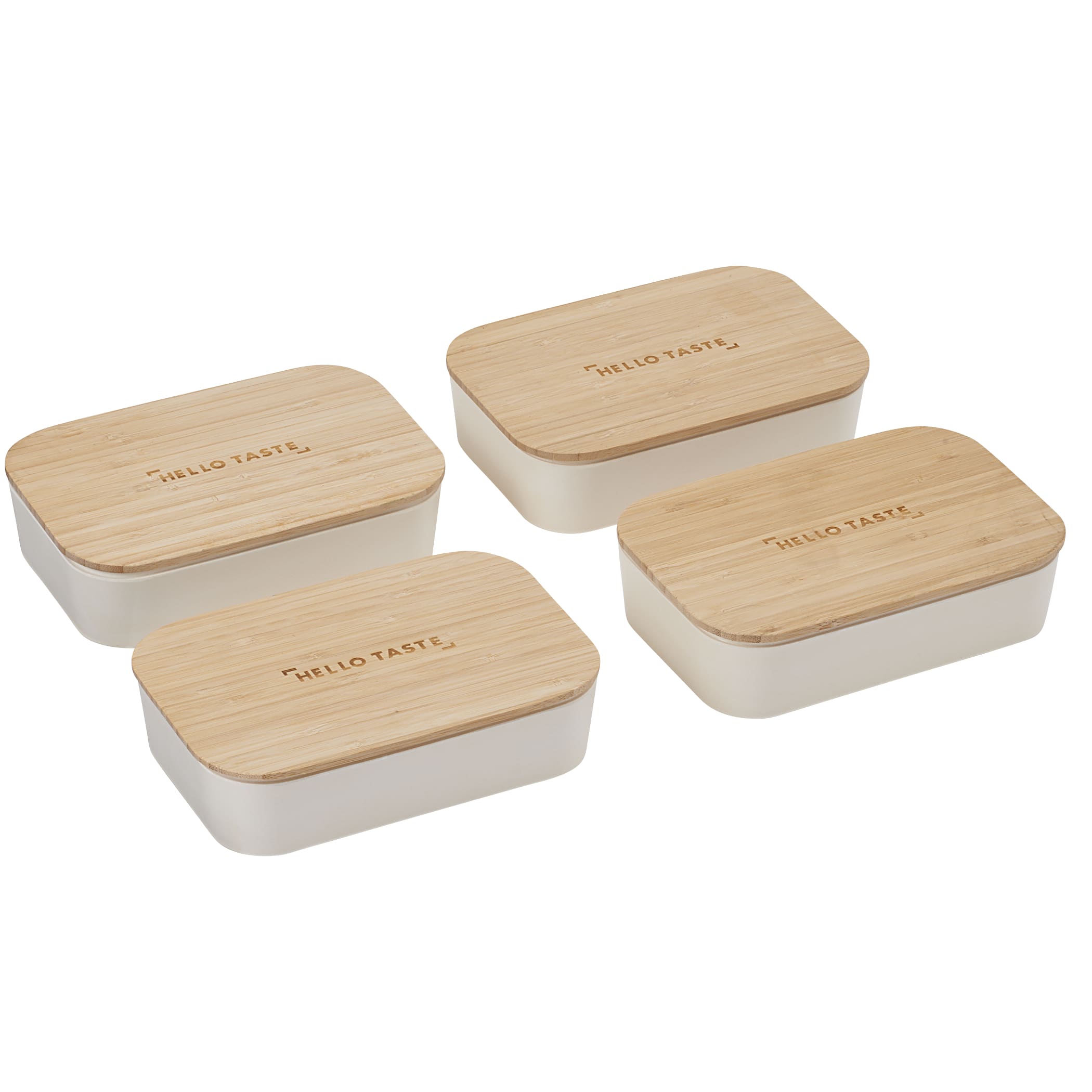 Bamboo Fiber Lunch Box with Cutting Board Lid 1