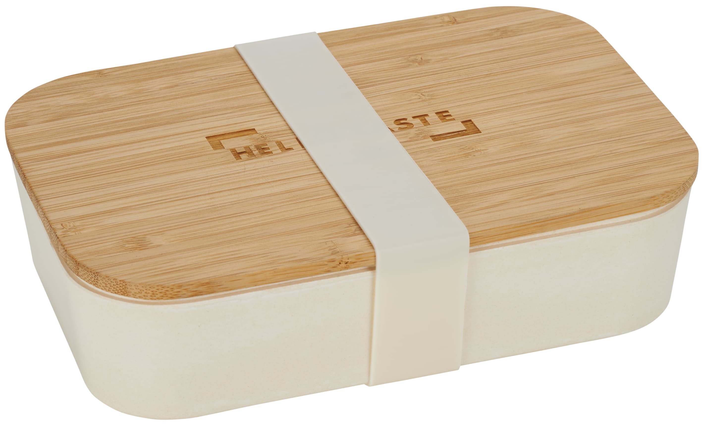 Bamboo Fiber Lunch Box with Cutting Board Lid 1