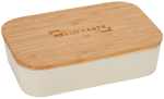 Bamboo Fiber Lunch Box with Cutting Board Lid - 1033-93BGAngle-Right Bamboo Fiber Lunch Box with Cutting Board Lid - 1033-93BGAngle-Right