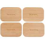 Bamboo Fiber Lunch Box with Cutting Board Lid - 1033-93BGTop Bamboo Fiber Lunch Box with Cutting Board Lid - 1033-93BGTop