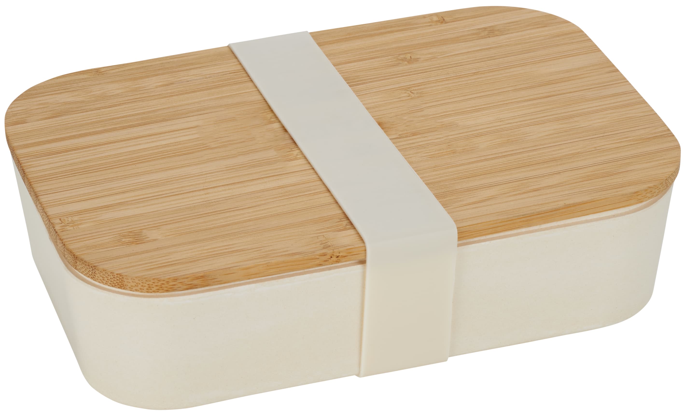 Bamboo Fiber Lunch Box with Cutting Board Lid 1