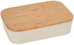 Bamboo Fiber Lunch Box with Cutting Board Lid - 1033-93BGAngle-Right Bamboo Fiber Lunch Box with Cutting Board Lid - 1033-93BGAngle-Right