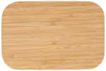 Bamboo Fiber Lunch Box with Cutting Board Lid - 1033-93BGFront Bamboo Fiber Lunch Box with Cutting Board Lid - 1033-93BGFront