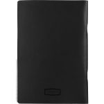 5.5" x 8" FSC ® Recycled Mano Slim Meeting Journal - 2900-61BKBack 5.5" x 8" FSC ® Recycled Mano Slim Meeting Journal - 2900-61BKBack