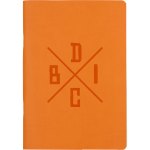 5.5" x 8" FSC ® Recycled Mano Slim Meeting Journal - 2900-61ORFront 5.5" x 8" FSC ® Recycled Mano Slim Meeting Journal - 2900-61ORFront