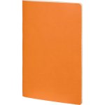 5.5" x 8" FSC ® Recycled Mano Slim Meeting Journal - 2900-61ORAngle-Left 5.5" x 8" FSC ® Recycled Mano Slim Meeting Journal - 2900-61ORAngle-Left