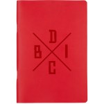 5.5" x 8" FSC ® Recycled Mano Slim Meeting Journal - 2900-61RDFront 5.5" x 8" FSC ® Recycled Mano Slim Meeting Journal - 2900-61RDFront