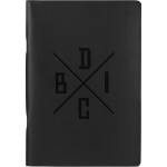 5.5" x 8" FSC ® Recycled Mano Slim Meeting Journal - 2900-61BKFront 5.5" x 8" FSC ® Recycled Mano Slim Meeting Journal - 2900-61BKFront