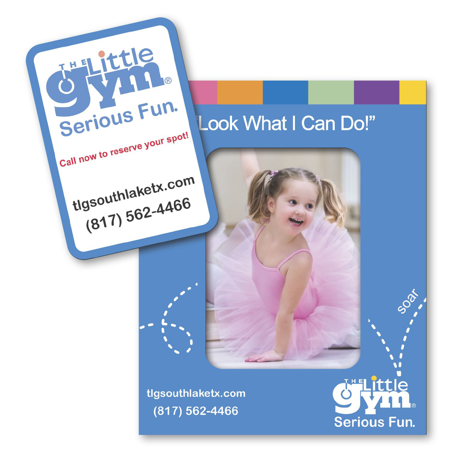 Rectangle Punch Out Picture Frame Magnet 1