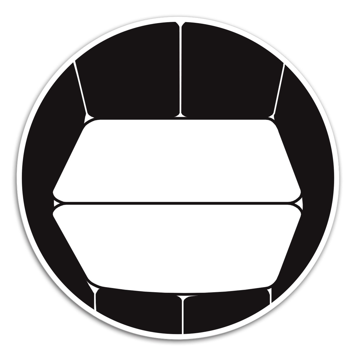 Circle 5-3/4 Diameter Car Sign Magnet 1