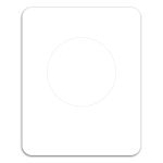 Circle Punch Out Picture Frame Magnet 2 Circle Punch Out Picture Frame Magnet 2