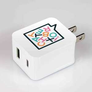 20 Watt Type C and USB Wall Adaptor 1 20 Watt Type C and USB Wall Adaptor 1