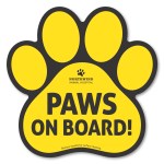 Paw Print Car Magnet 5.75 x 5.75 - Additional Image Paw Print Car Magnet 5.75 x 5.75 - Additional Image