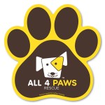 Paw Print Car Magnet 5.75 x 5.75 1 Paw Print Car Magnet 5.75 x 5.75 1